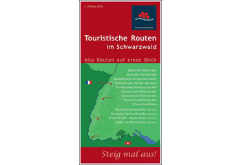 Neuauflage: Faltplan „Touristische Routen im Schwarzwald 2019“
